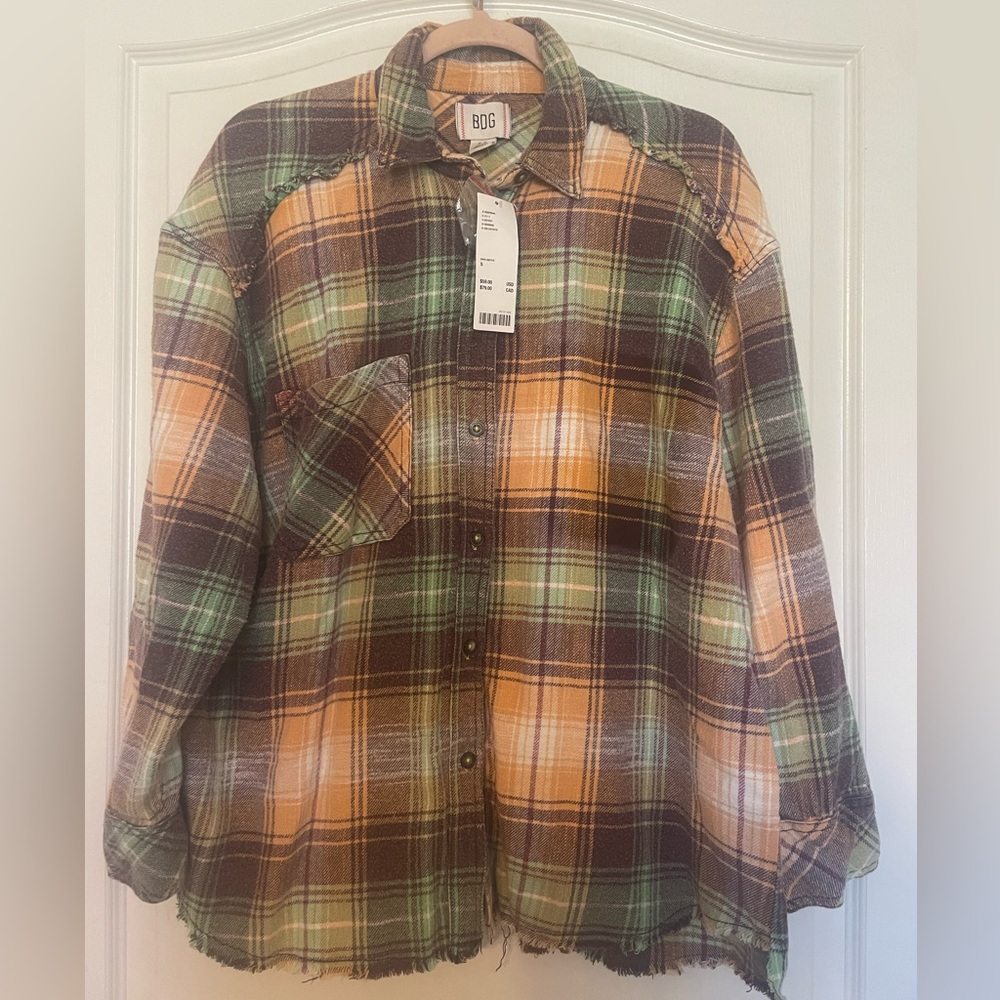 NWT Urban Outfitters BDG Flannel Shirt